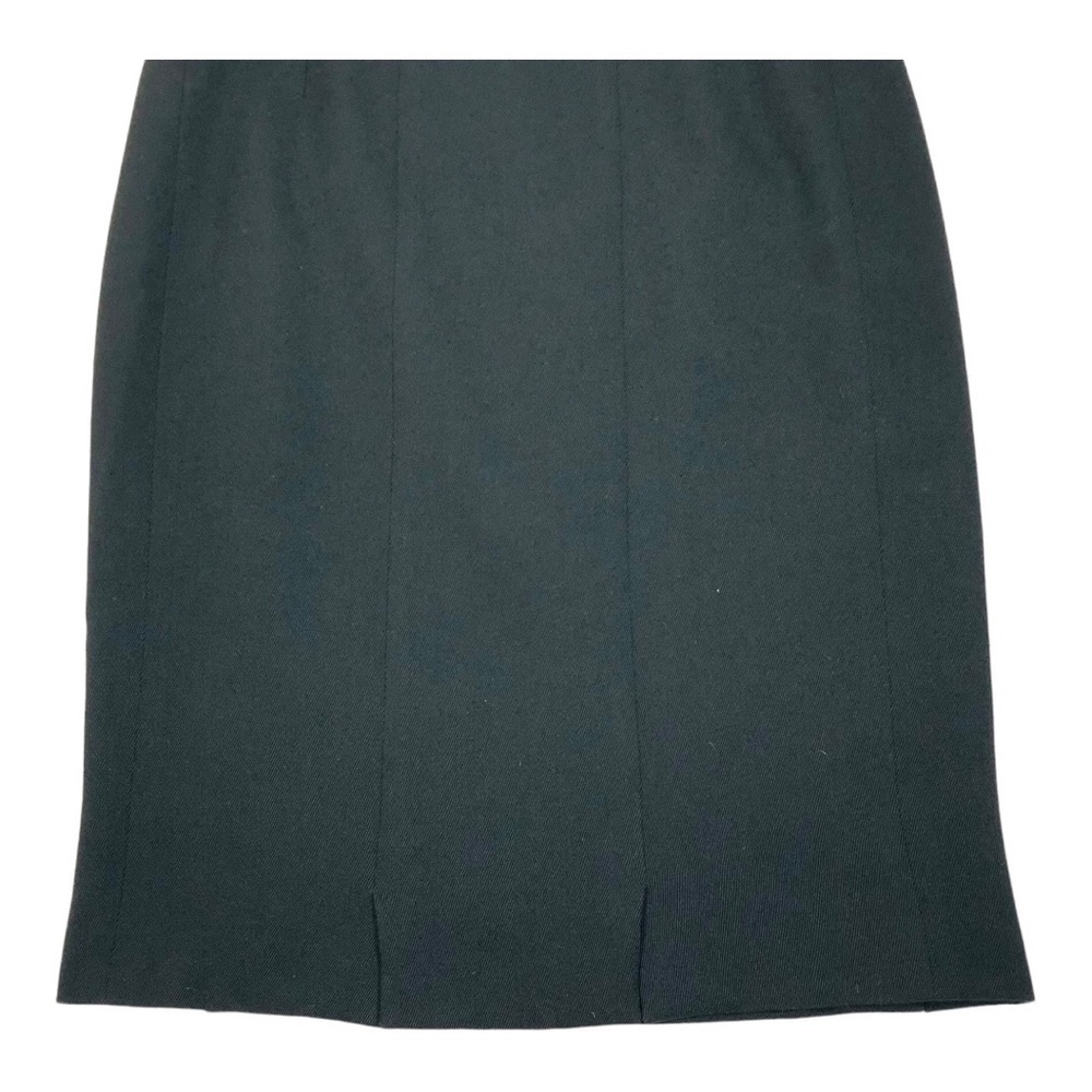 Akris Punto Wool Black Knee Length Pencil Skirt - Picture 3 of 12